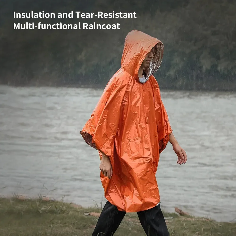 Poncho de Emergência com Capuz - Emergency Poncho Rain avaliação e preço