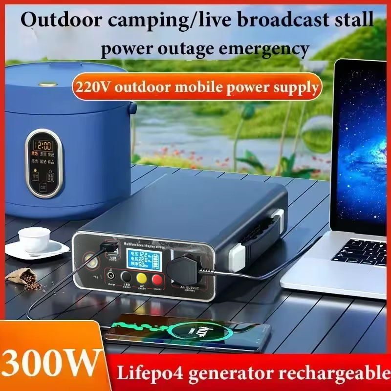 Central Elétrica Portátil 300W - Solar Emergency Charger avaliação e preço
